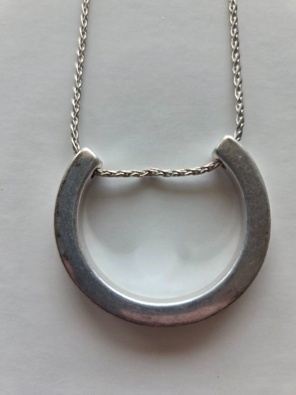 Bello Metal Sterling Silver Half Moon Necklace Stitch Fix